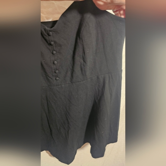 Torrid Black Button-Front Tank Top - Picture 8 of 8